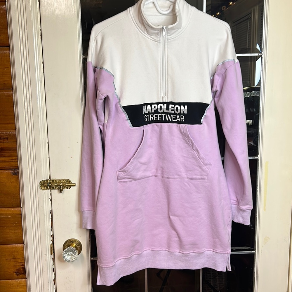 Napoleon Streetwear Hoodie Sweatshirt Dress L